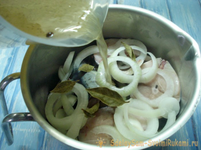 Frozen mackerel snack in 5 minutes