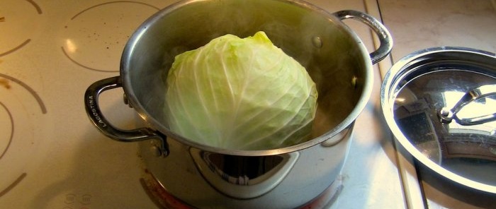 Now I no longer make cabbage rolls without a screwdriver. Men's life hack