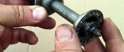 A center punch from an automobile valve that does not give in the hand