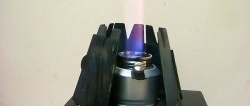 Alcohol jet burner made from aluminum cans