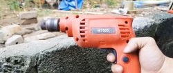 How to restore a burnt out drill by converting it from 220 V to 12 V