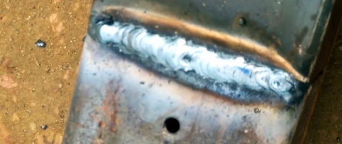 Thin metal welding method