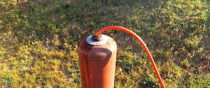 How to make a sandblaster from a gas cylinder