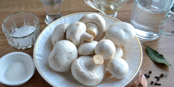 Delicious crispy marinated champignons in 2 hours