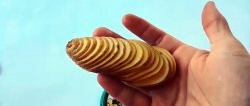 How to make a simple potato spiral slicer