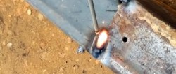 Thin metal welding method