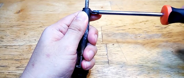 How to quickly convert a soldering iron into a soldering iron