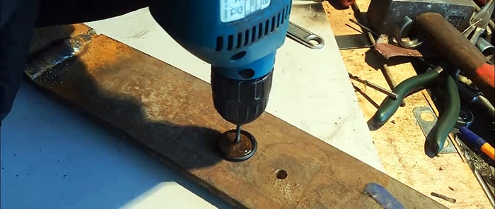 How to make a drill from a bearing for drilling hardened steel