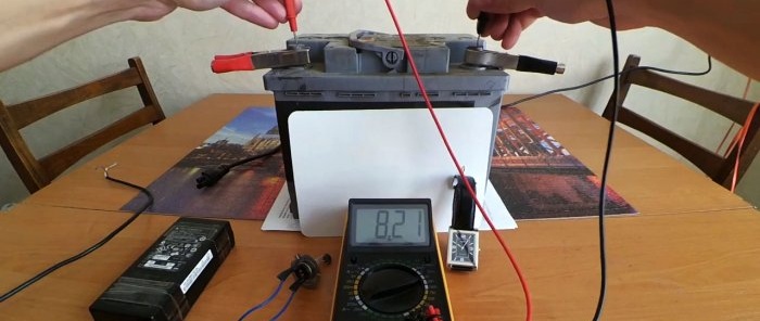 How to charge a car battery with a laptop power supply