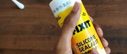 How to use silicone sealant from a tube without a gun