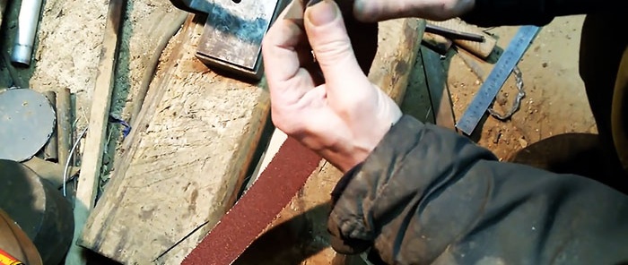 How to glue grinder tapes easily and smoothly