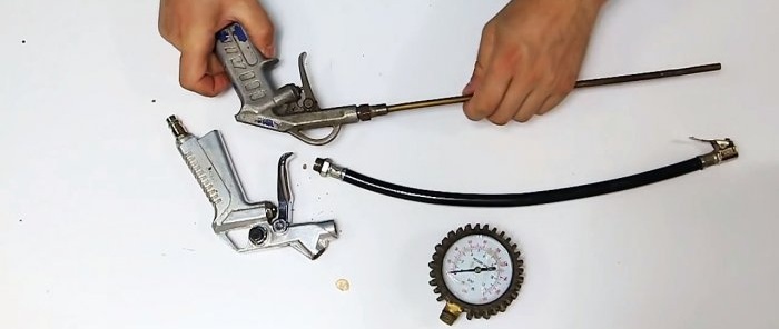 The simplest do-it-yourself sandblasting nozzle for a compressor