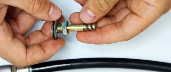 The simplest do-it-yourself sandblasting nozzle for a compressor