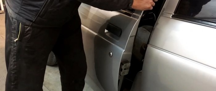 How to lift a sagging door in a couple of minutes on any car