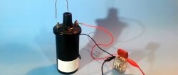 How to make a simple high voltage converter from an ignition coil and relay