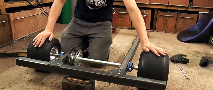 How to make a simple kart without welding or lathe