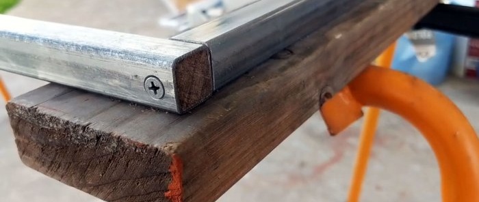 How to make a frame from a profile without welding