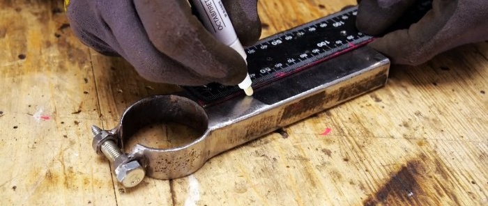 How to make a simple machine for shaped cutting of metal from a drill