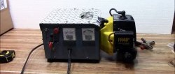 Charger-generator from trimmer engine