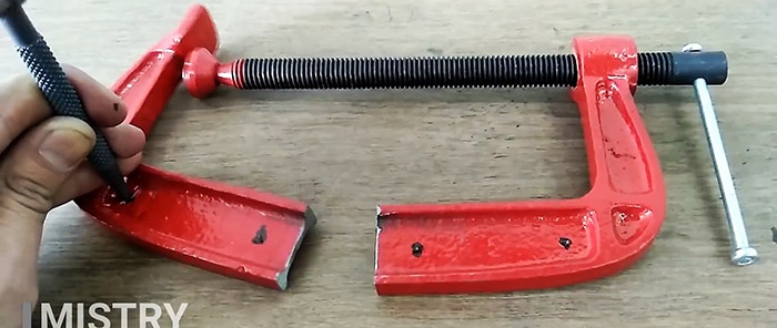 A simple way to lengthen a clamp