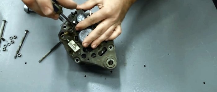 How to make a powerful motor from a car generator