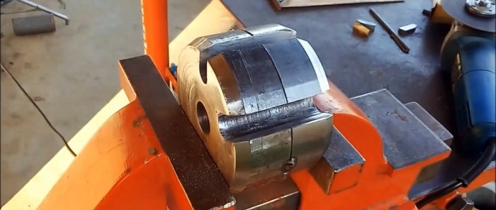 How to make a powerful lever knife for metal