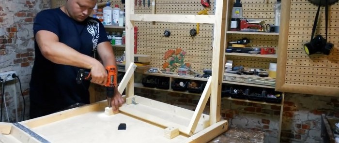 How to make a stable folding travel table with your own hands