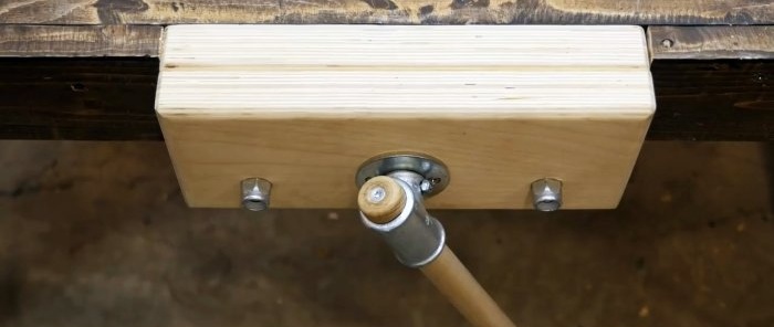 How to make a vice from old shock absorbers