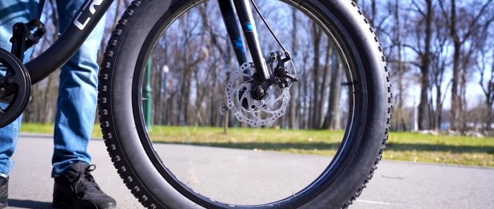 How to make a bicycle without spokes