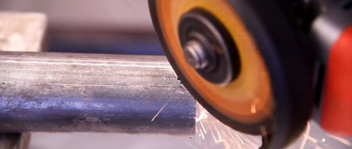 How to use a grinder to make the perfect T-joint saddle