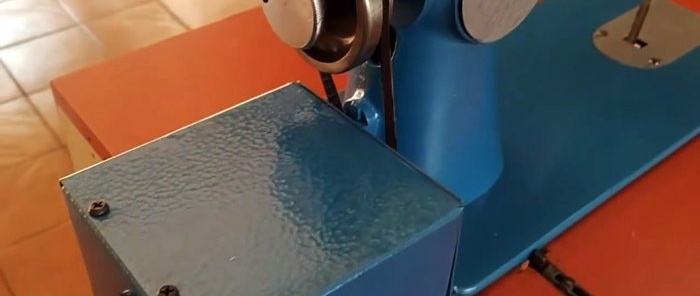 How to convert a sewing machine into a jigsaw