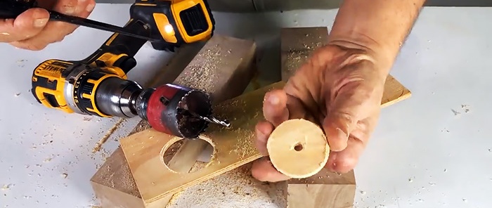 How to make a machine for sharpening circular saws and more from a drill