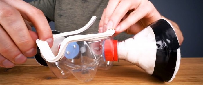 How to make a respirator from plastic bottles