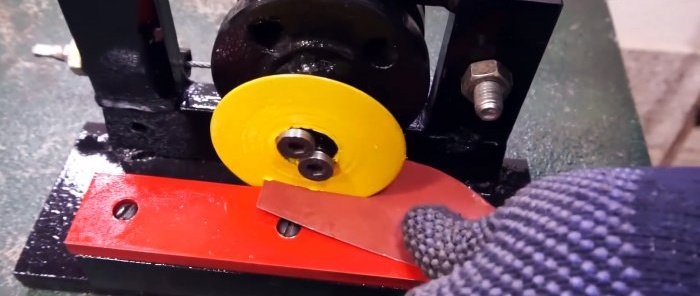 How to make roller shears for metal