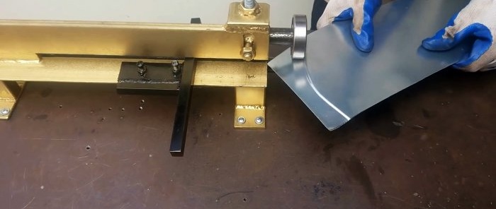 How to make a machine for creating stiffeners on sheet metal