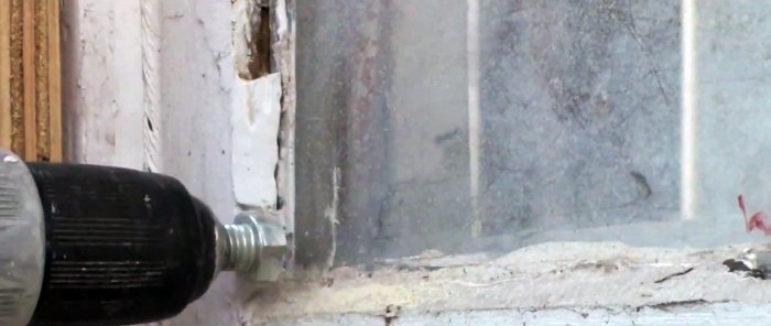 How to make a milling cutter from a bolt for working in hard-to-reach places