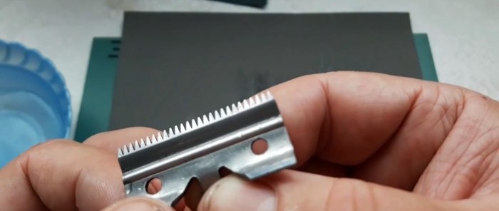 How to sharpen hair clipper blades very easily