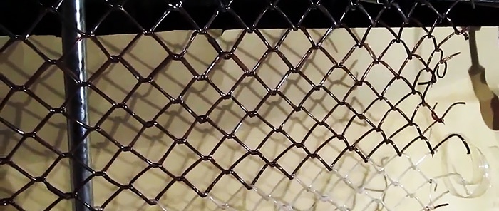 How to make a chain-link mesh from a regular PET bottle