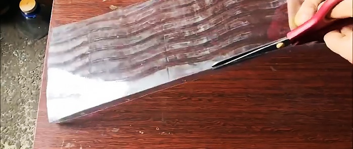 How to easily make plastic sheets from PET bottles