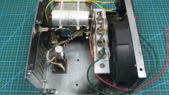 DIY power amplifier made from junk