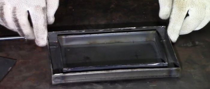 How to make a garage heating oven from old batteries