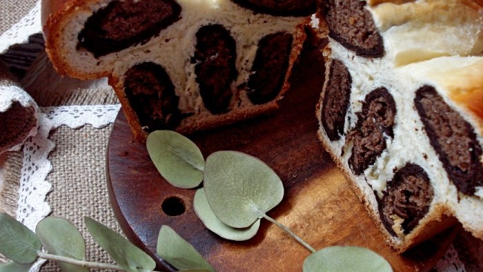 We make our family happy by baking Leopard Bread