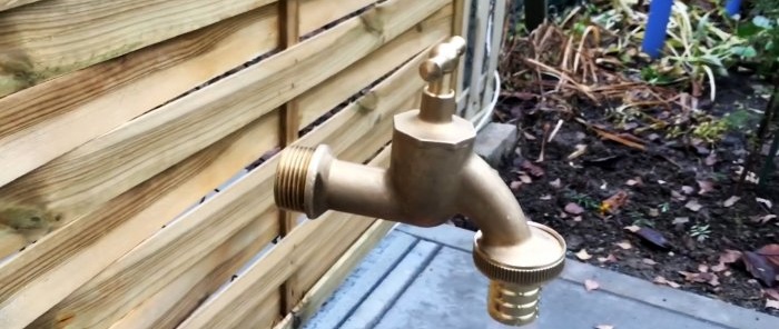 How to make a magic endless flow faucet for garden decoration