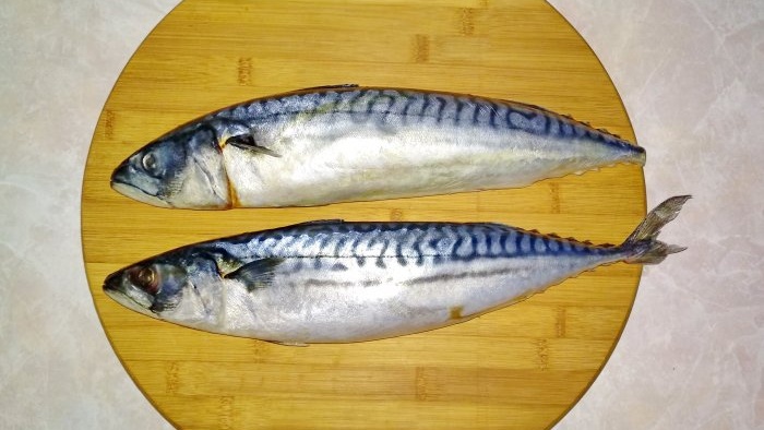 Spicy salted mackerel Murmansk lard