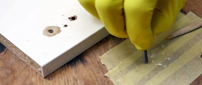 7 ways to reliably repair torn chipboard hinges