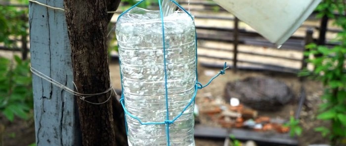 How to make a washbasin from a syringe and a plastic bottle