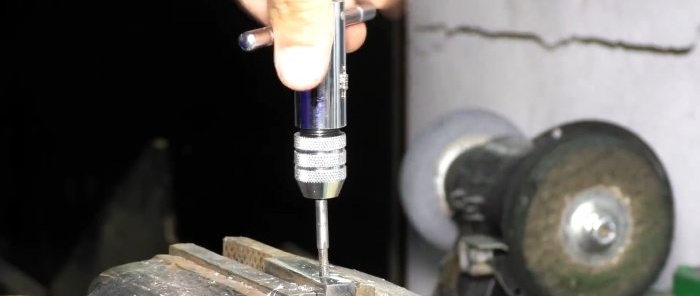 How to make a miniature drilling machine