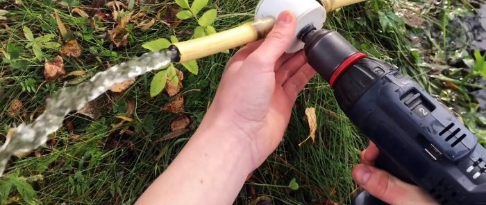 How to make a pump for a screwdriver