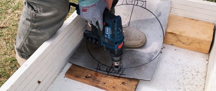 How to make a camp frying pan from a piece of stainless steel