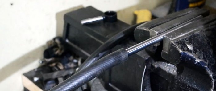 Making a clamp from a stabilizer bar